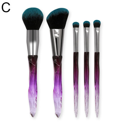 

5Pcs Professional Colorful Powder Foundation Blush Makeup Brushes Cosmetic Tools