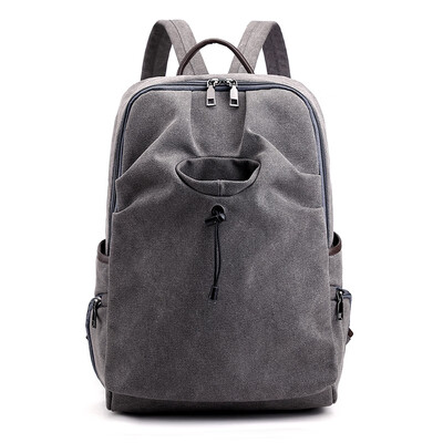 

Backpack Mens Trendy Sports Backpack Fashion Retro Large Capacity Canvas Bag Leisure Portable Travel Bag