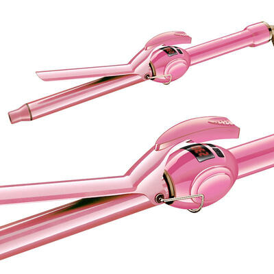 

LCD Display Curling Iron Professional Hair Curler Rotation Curl Wand Stick Roller Ceramic Hairdressing Styling Tool