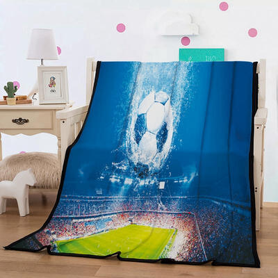 

Greensen Fashion 3D Football Print Pattern Soft Cozy Comfortable Blanket for Sofa Bed
