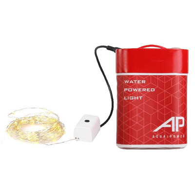 

Brine Light Water Fuel Cell Outdoor Decoration Holiday Christmas Light Eight Lights Mode Safe&Convenient for Many Occasions Re
