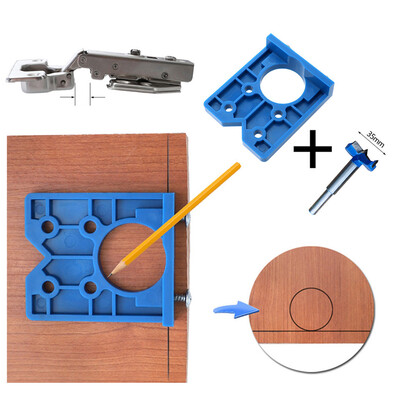

〖Follure〗Concealed Hinge Boring Jig35mm Forstner Bit