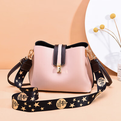 

Bucket bag womens summer fresh messenger bag Joker ins single shoulder Mori net red foreign-style texture