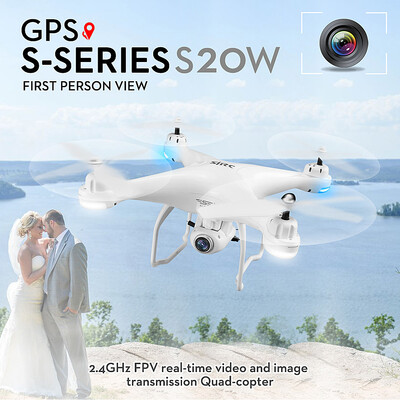 

SJ RC S20W1080PGPS FPV Adjustable 1080P 5G Wifi HD Camera Wide Angle RTF GPS Positioning Altitude Hold Quadcopter Drone