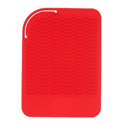 

Silicone Insulation Pads Protective Hair Styling Tools for Hair Straightener Perm Rods Holder Heat-resistant