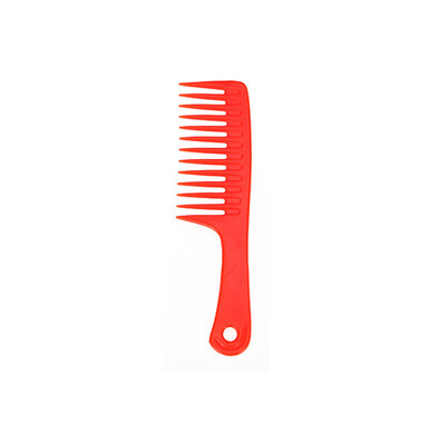 

〖Follure〗Wet Haircut Hair Comb Hairdressing Plastic Detangler Handle Wide-tooth Comb