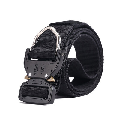 

38cm Nylon Tactical Belt Military Style Webbing riggers Web Belt with Heavy-Duty Quick-Release Metal Buckle