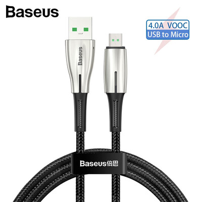 

Baseus VOOC 4A fast charger cable USB for Micro data transmission cable for OPPO VIVO