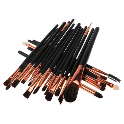 

〖Follure〗20 Pcs Makeup Brush Set tools Make-up Toiletry Kit Wool Make Up Brush Set