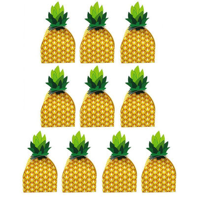 

10Pcs Candy Pineapple Paper Box Gift Bag Holiday Wedding Party Beach Table Decor