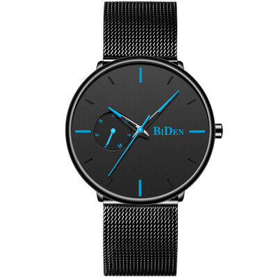 

BIDEN Biden new mens watch fashion business waterproof net with quartz watch mens watch
