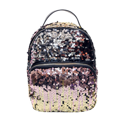 

Tailored Women Bag Sequins Backpack Girls Small Travel Princess Bling Backpacks