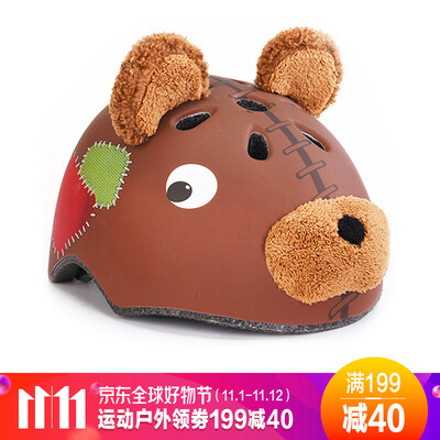 

Coola CORSA riding helmet integrated molding skate rollerblading children crazy helmet cartoon  code teddy bear