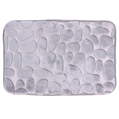 

Bathroom Carpet Doormat Kitchen Bathroom Toilet Non-Slip Flannel Bath Mat