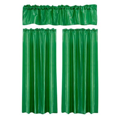 

Valance &Curtain Panels Curtain Set Solid Color Blackout Small Curtain Drape for Kitchen Study Room Coffee Shop Curtain