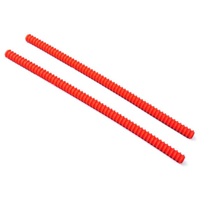 

New Hot 2pcsset InterlockingHeat Resistant Silicone Oven Rack Guard Shelf Edge Burn Protector Protection Kitchen Tool