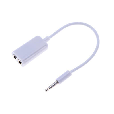 

Headphones Splitter 35mm Male to 2 Female Lovers Stereo Earphone Splitter