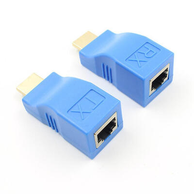 

1 Pair 4K HDMI Extender Over Cat 5e6 RJ45 LAN Ethernet Cable for TV DVD