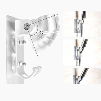 

〖Follure〗Shower Head Handset Holder CHROME Bathroom Wall Mount Adjustable Bracket