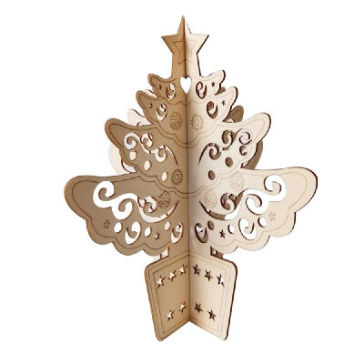 

Wooden Craft Christmas Home Table Ornament Decor Childrens Toy Gift New Year Party Decor