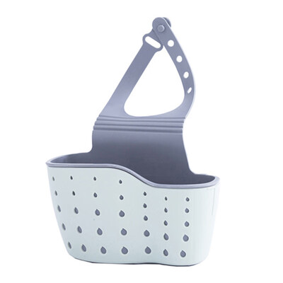 

ABSRubber Adjustable Kitchen Sink Sponge Soap Storage Hanging Basket Drain Rack Holder