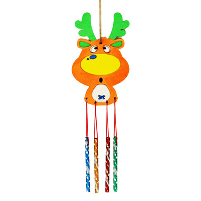 

Tailored Creative wind bell for Christmas white wood wind bell