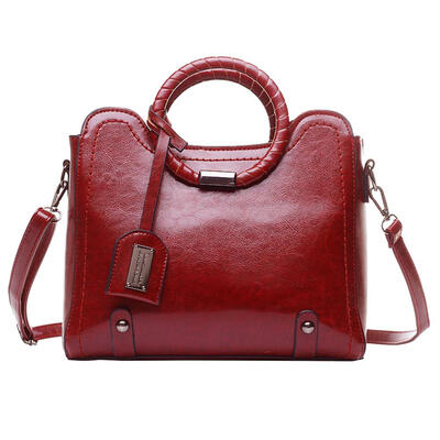 

Women Vintage Shoulder Crossbody Handbag Oil Leather Cowhide Daily Totes