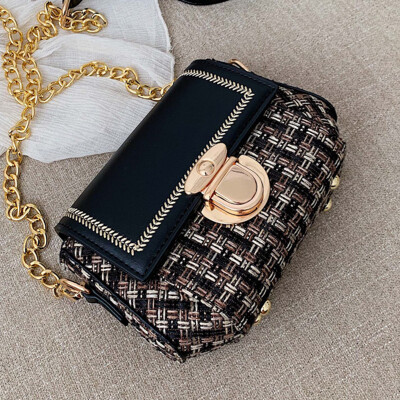 

Small bag women 2019 new Korean style chain shoulder bag fashion Joker slung small square bag