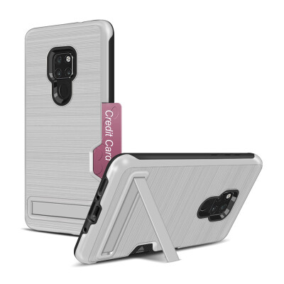 

Hybrid Bumper Case Huawei Mate 20 Card Holder Cover Huawei Mate 20 mate20 HMA-L09 HMA-L29 Armor TPU Stand Case