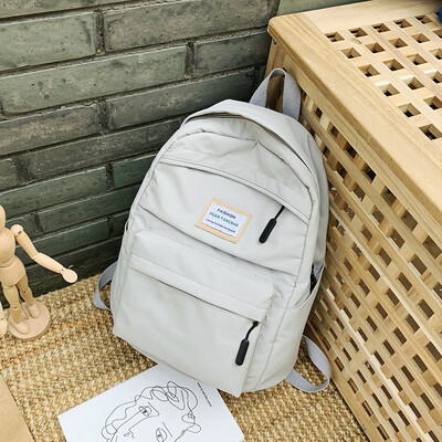 

2019 fashion bag female ins wind Korean version of ulzzang high school students backpack tide large capacity junior high school backpack