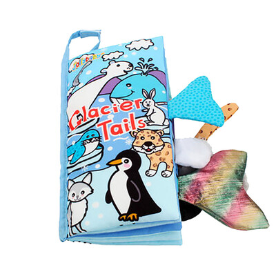 

〖Follure〗Baby Kids Intelligence Development Cloth 3D Animal Tail Book Educational Toy