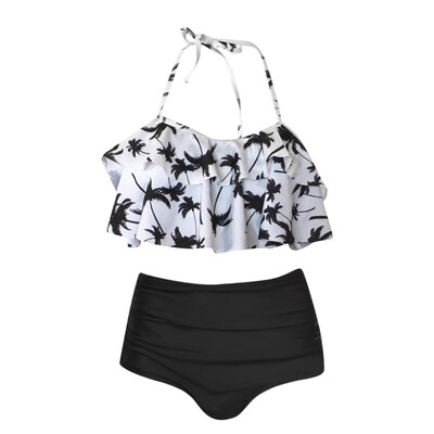 

Saidsome Women 2 Piece Printed Tops Bottoms Bikini Set Swimsuits Swimwear