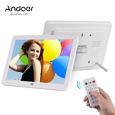 

Andoer P801 8 Inches LED Digital Photo Frame Desktop Electronic Album 1280800 HD 169 Display Supports MusicVideoPhoto PlayerA
