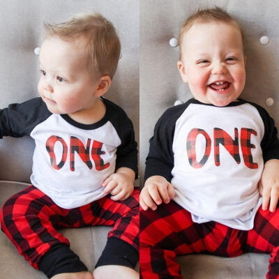 

3pcs Toddler Newborn Baby Boy Girl Cotton T-shirt TopsPants Outfits Set Clothes