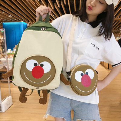 

Ins schoolbag female Korean version of high school students simple forest department junior high school students girls days cut