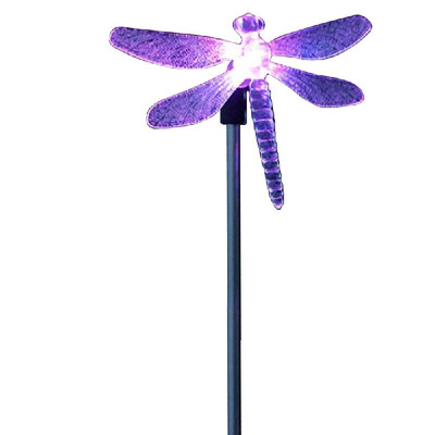 

LED Solar Garden Stake Light Multi Color-Changing Butterfly Dragonfly Garden Decor Figurines Lights Outdoor Landscape Lighting fo