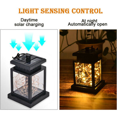 

〖Follure〗Waterproof Outdoor Solar Hanging Light LED Yard Patio Garden Lamp Decors