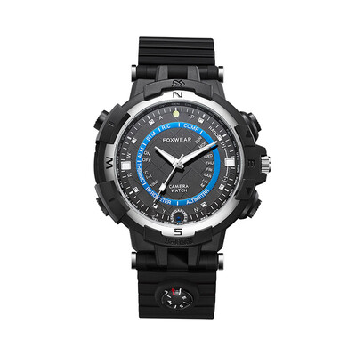 

FOXWEAR 720P 32GB HD Wifi Watch Remote Monitor Video Camera Watch Multifunctional Car Recorder Wrist IR Night Vision with Camera
