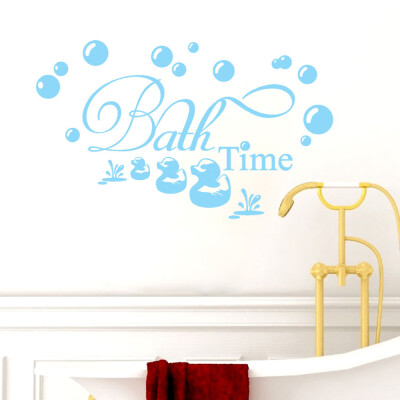 

〖Follure〗Bath Time Home Decor Wall Sticker Decal Bedroom Vinyl Art Mural