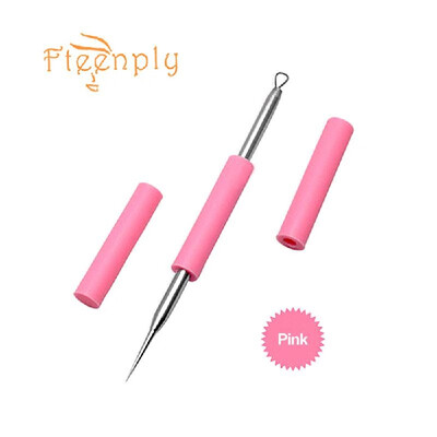 

FTEENPLY Pimples Needle Stainless Steel Whitehead Blackhead Acne Remover Face Cleaner Needles Tool with Silica Gel