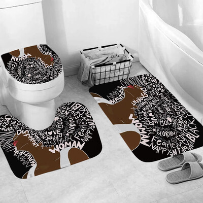 

〖Follure〗3pcs Non-Slip Fish Scale Bath Mat Bathroom Kitchen Carpet Doormats Decor
