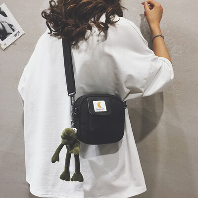 

Oblique satchel ins mens leisure bag fashion single shoulder satchel sports female bungee trendy brand