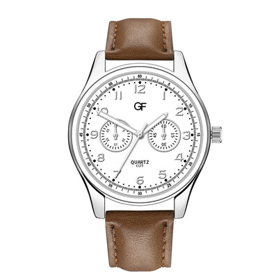 

Gobestart Hot Man Leather Watch Whatever Late Anyway Letter Watches New Pointer glow