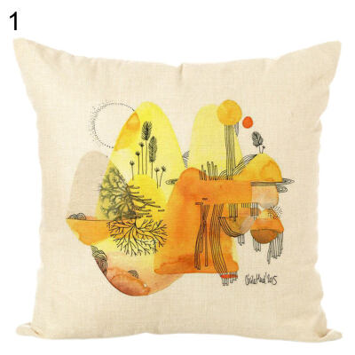 

Landscape Painting Soft Throw Pillow Case Cushion Cover Sofa Bed Car Home Decor