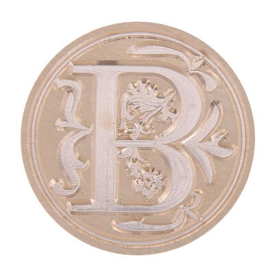 

European Letter Wax Paint Seal Vintage Envelope Sealing Copper Head Stamp