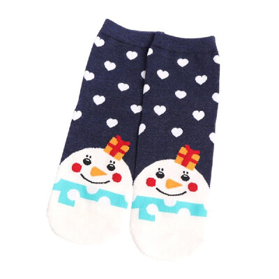 

Autumn Winter Warming Breathable Christmas Santa Claus Deer Bear Snowman Adult Cotton Cartoon Socks