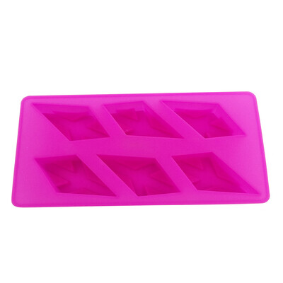 

Gobestart Diamond Snowflake Silicone Cake Mold Muffin Chocolate Cookie Baking Mould Decor