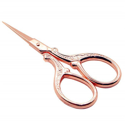 

〖Follure〗Vintage Sewing Embroidery Scissors Cross Stitch Cutting Tool Rose Gold