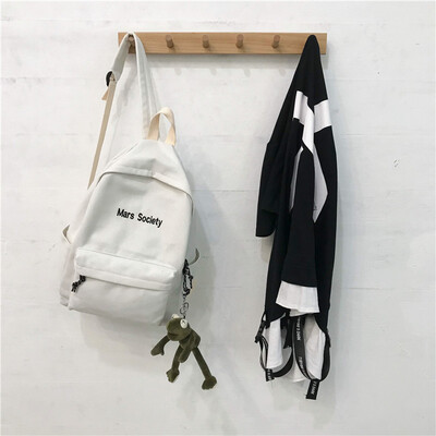 

Fashion backpack shoulder bag insfeng junior high school students schoolbag Korean version of Harajuku ulzzang University Students