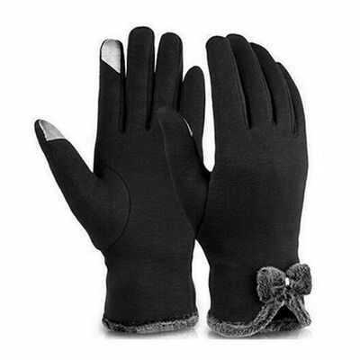 

2019 Winter Warm Thick Soft Cashmere Touch Screen Fleece Gloves For Women Ladies